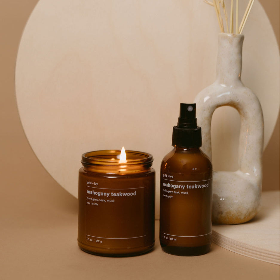 mahogany teakwood room spray