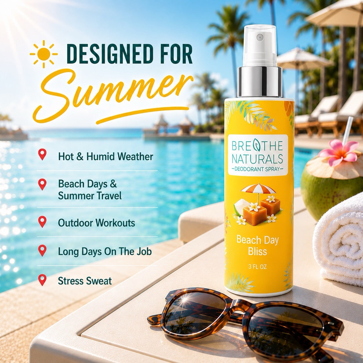 Beach Day Bliss Spray Deodorant