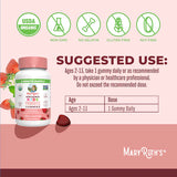 Organic Kids Strawberry Probiotic Gummies, 60 Servings
