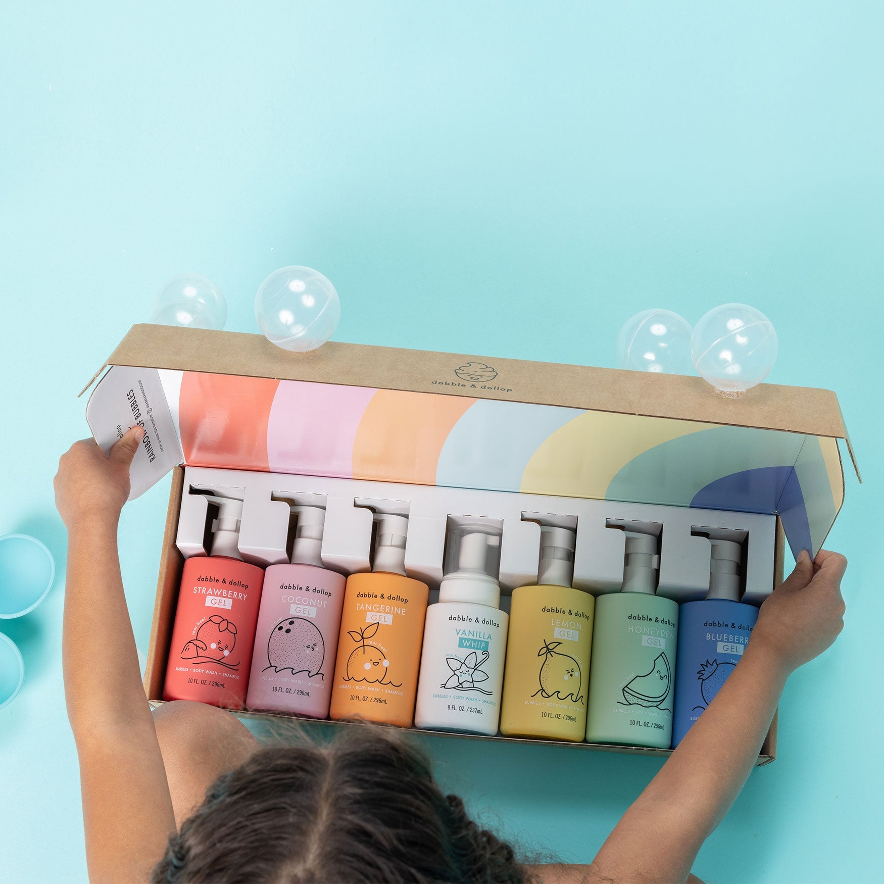 Rainbow of Bubbles Bath Bundle