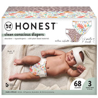 Clean Conscious Diapers, Size 3 (16-28 lbs), 68ct