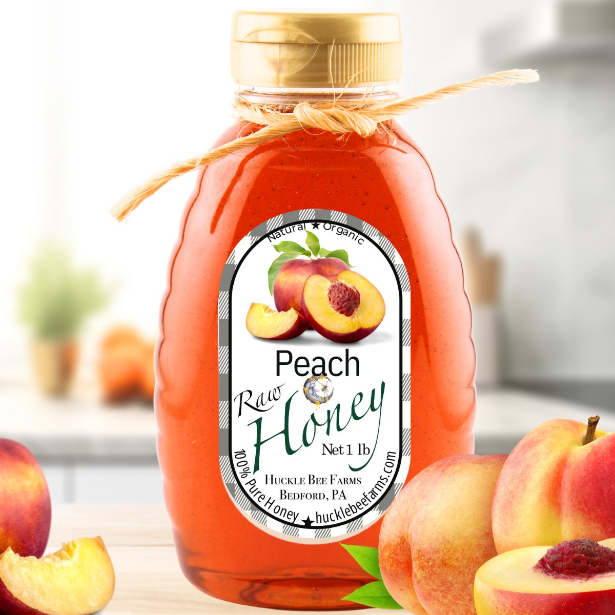 Raw Peach Honey