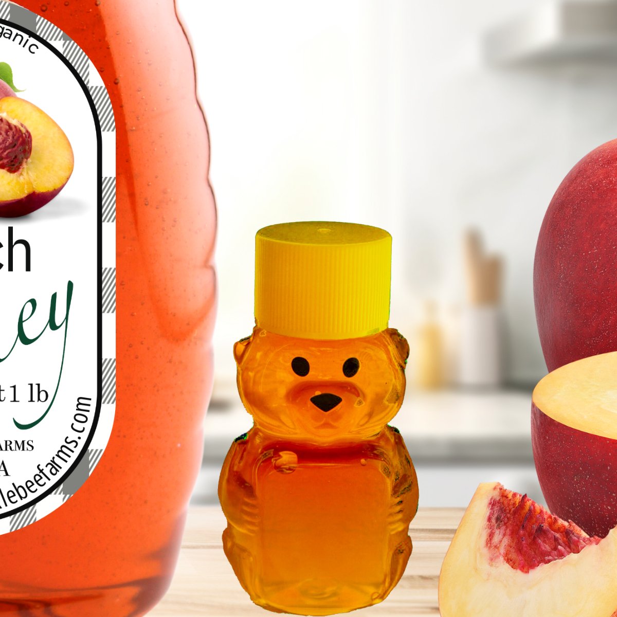 Raw Peach Honey