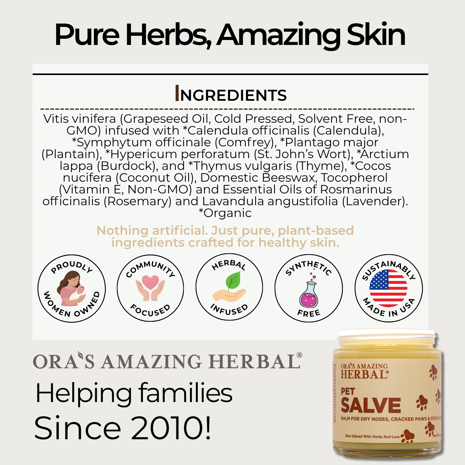 Pet Salve & Lavender Balm