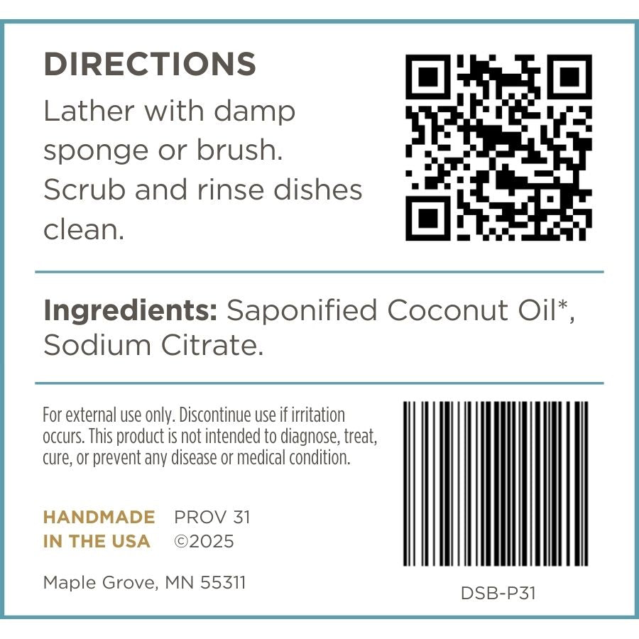 Dish & Laundry Soap Block