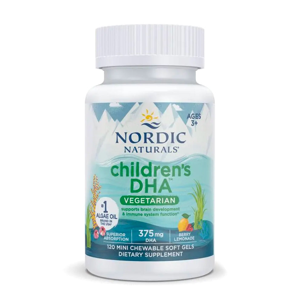 Children's DHA Vegetarian Berry Lemonade Mini Chewables - 40 Servings