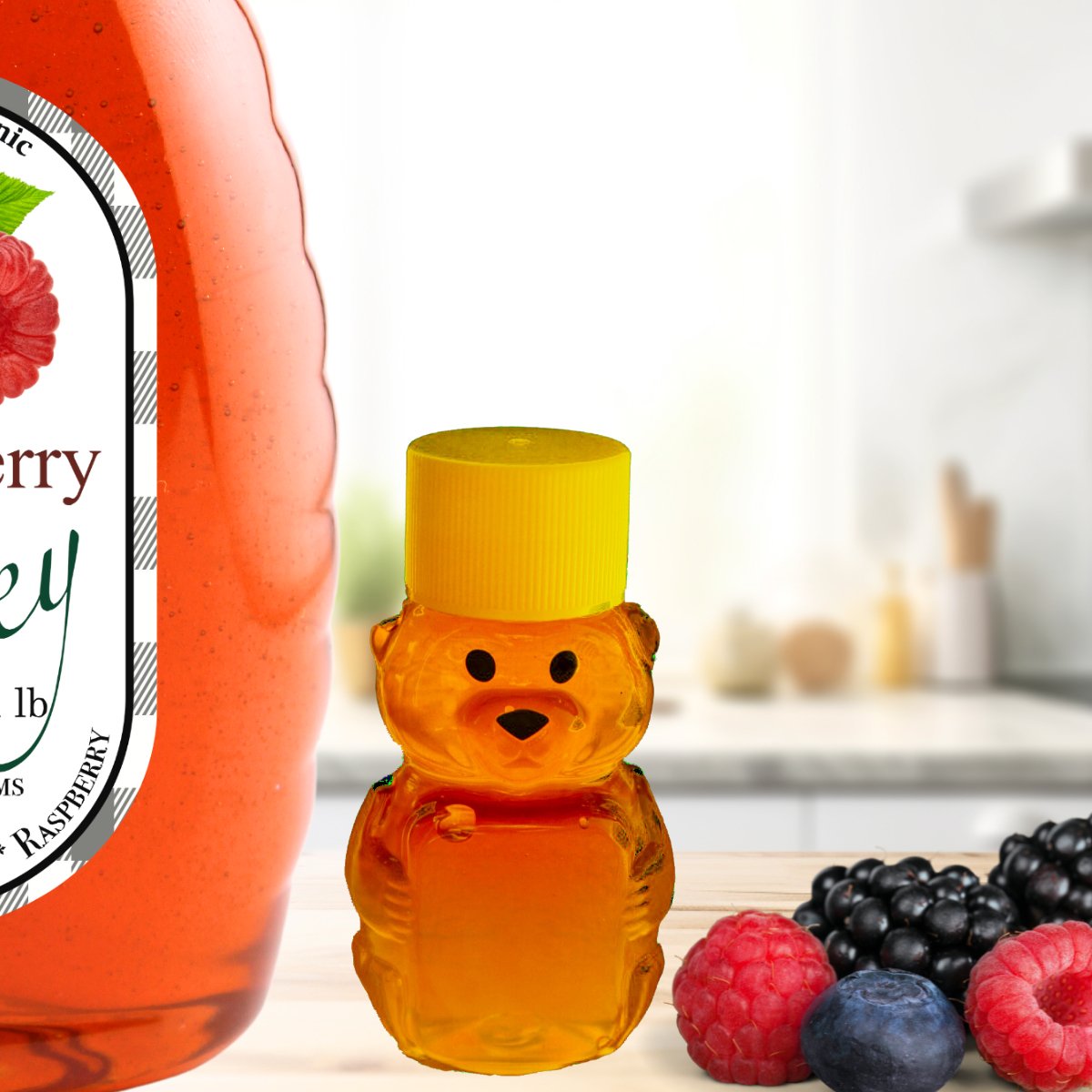 Raw Razzleberry Honey