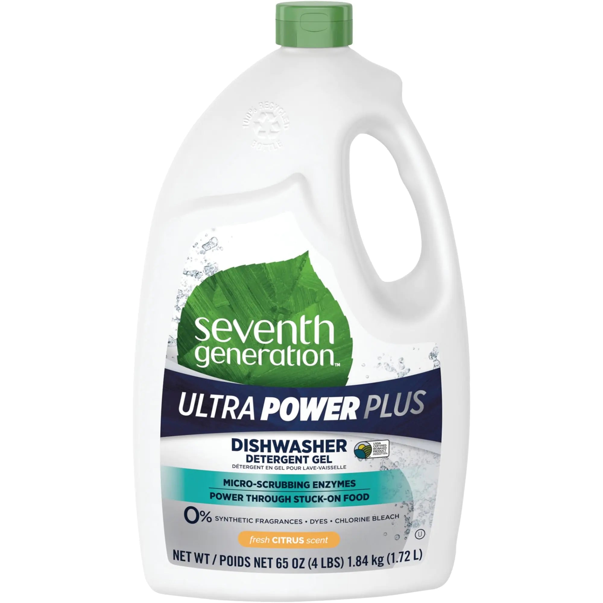 Ultra Power Plus Natural Dishwasher Detergent Gel 6 Pack - Fresh Scent