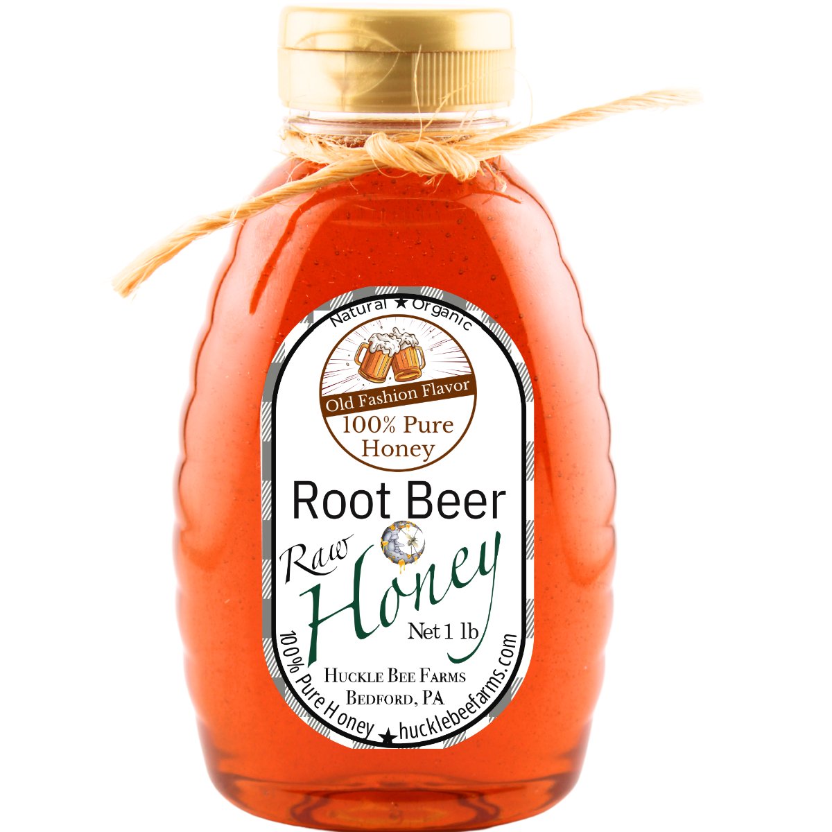 Raw Root Beer Flavor Honey
