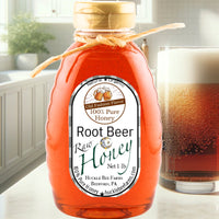 Raw Root Beer Flavor Honey