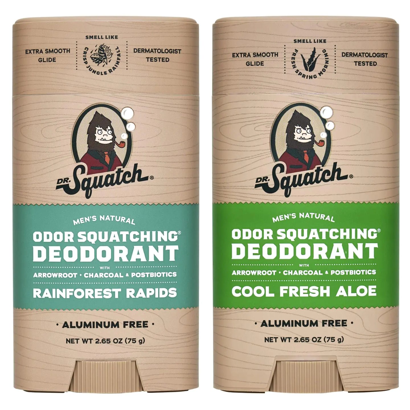 Rainforest Rapids + Cool Fresh Aloe Deodorant for Men 2 Pack