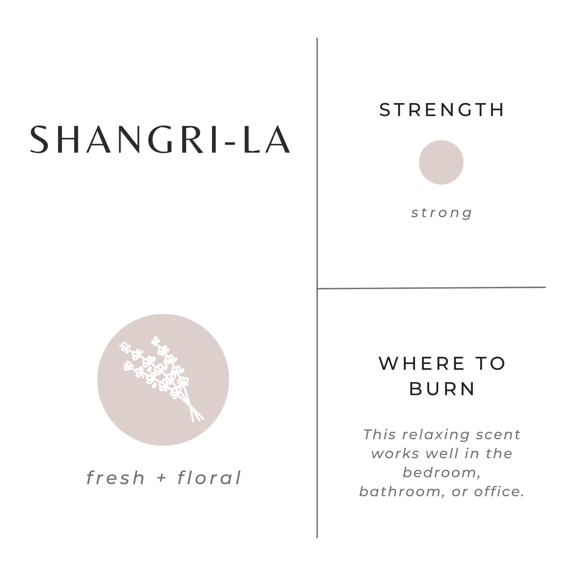 Shangri-La Soy Wax Candle | Eucalyptus + Lavender + Lemongrass