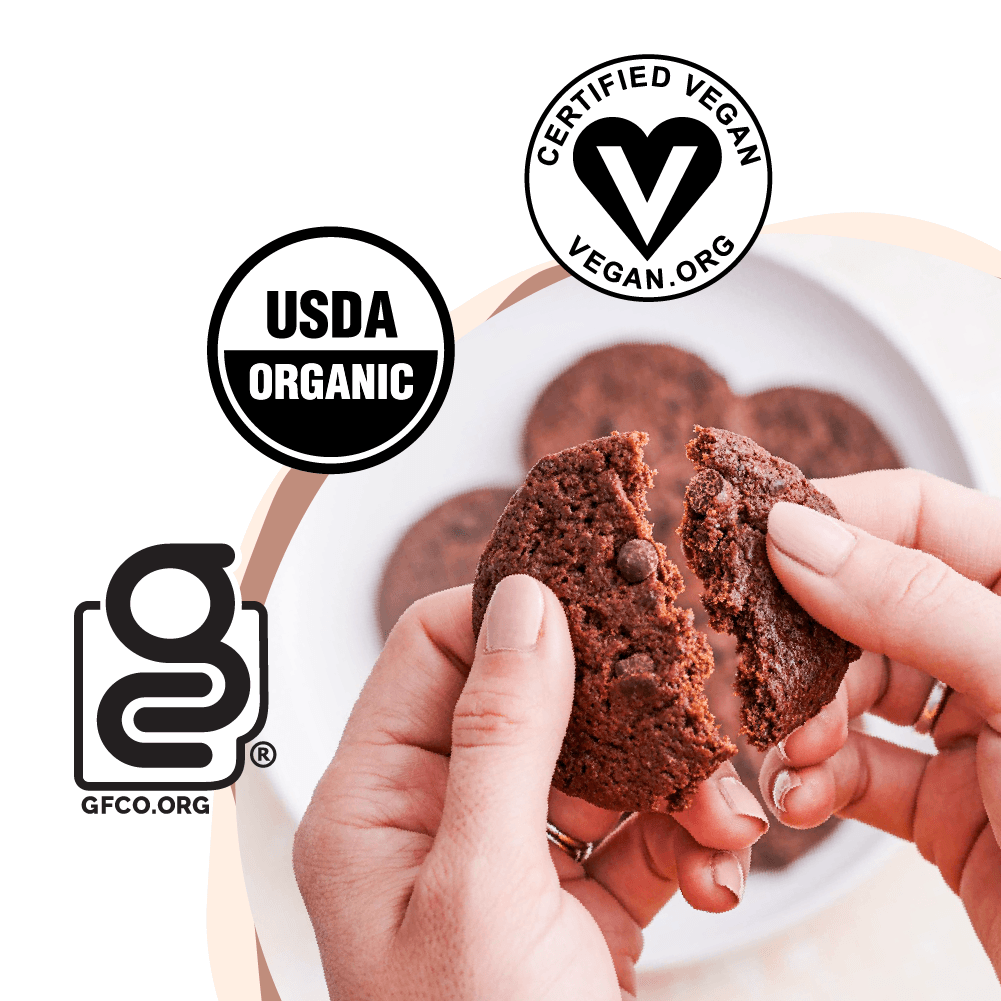 Double Chocolate Soft Baked Cookies