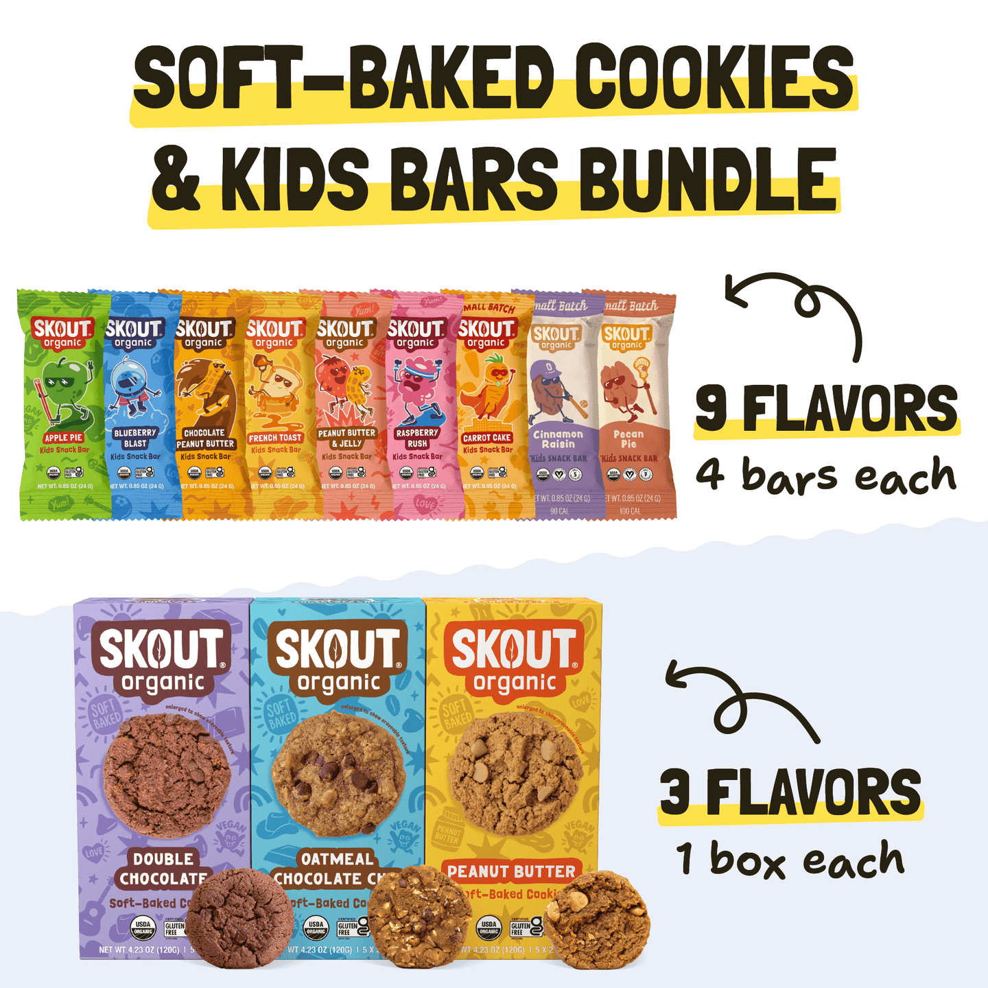 Soft Baked Cookie and Kids Bar Bundle