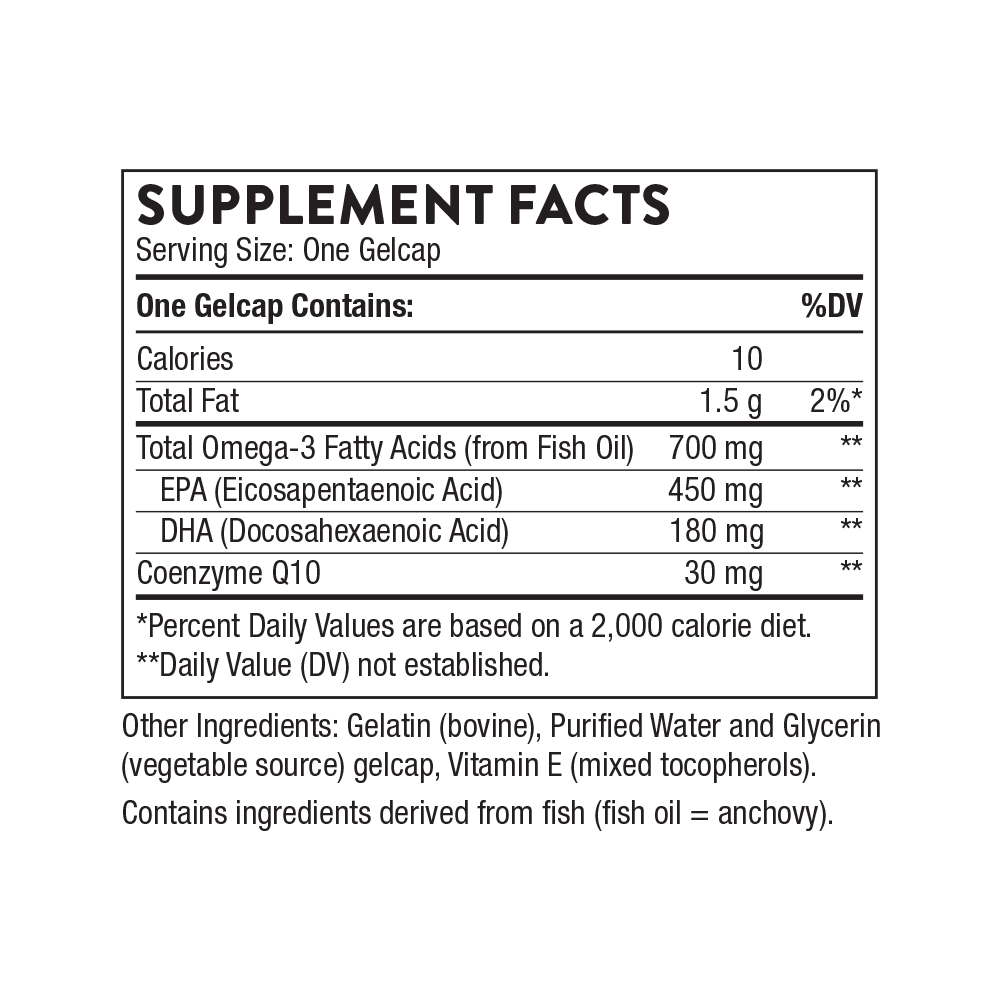Omega-3 with CoQ10, 90 Servings