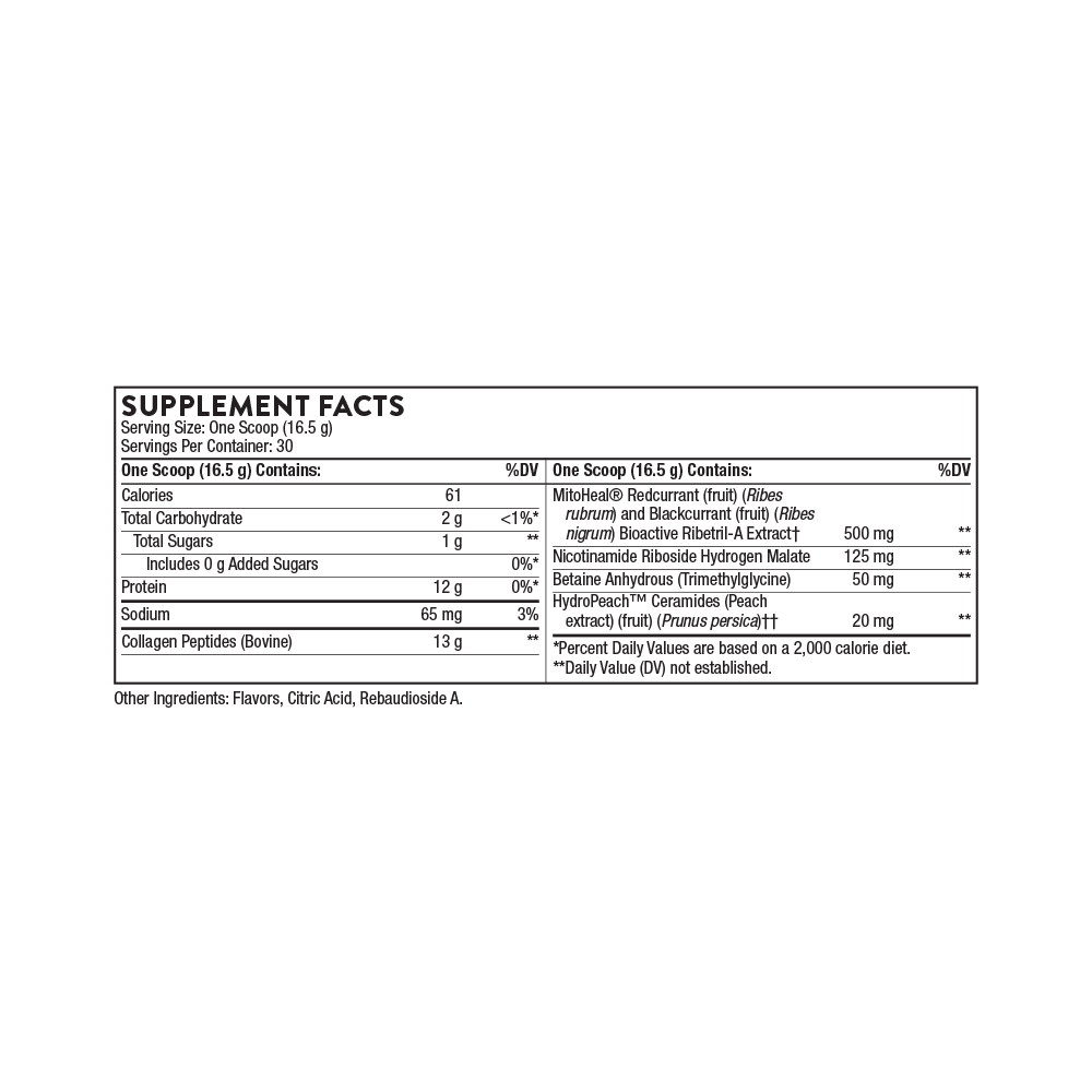 Collagen Plus Peptides Powder, 30 Servings
