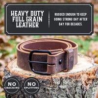 The Bootlegger Leather Belt