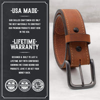The Outrider Leather Belt