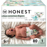 Clean Conscious Diapers, Size 1 (8-14 lbs), 80ct