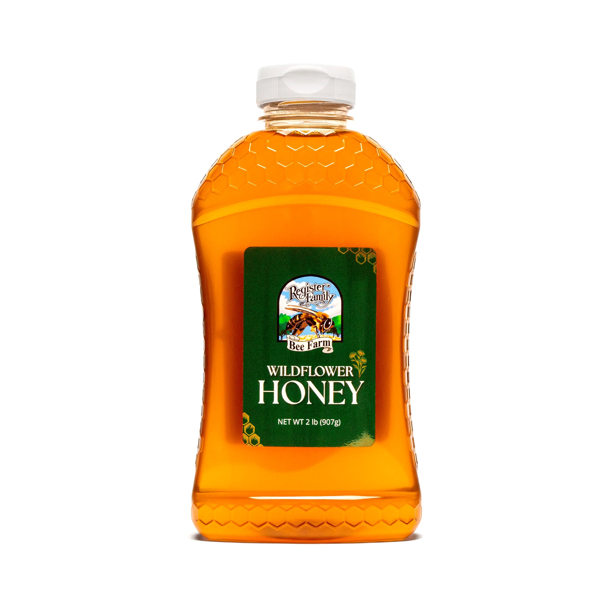 Raw Wildflower Honey Squeeze Bottle