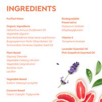 Lavender & Grapefruit Organic Baby Lotion