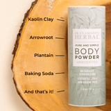 Talc Free Body Powder, Unscented