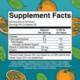 Organic Orange Vitamin C Gummies, 20 Servings