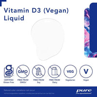 Vitamin D3 (Vegan) Liquid, 100 Servings