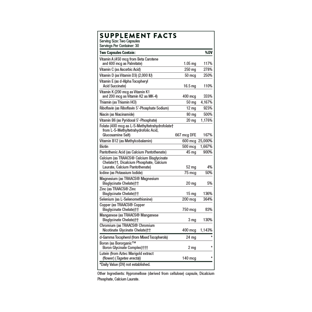 Basic Nutrients 2/Day, 30 Servings