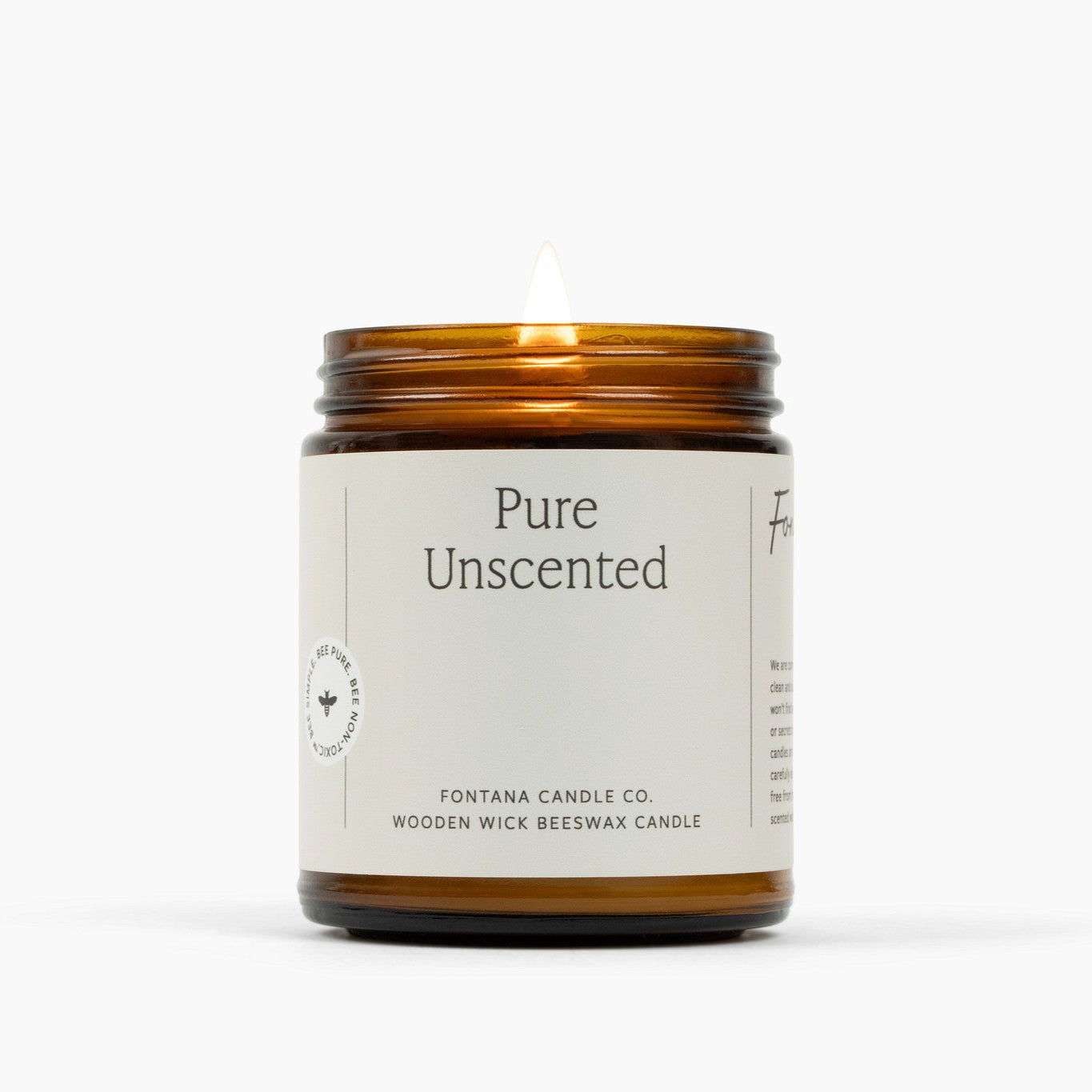 Pure Unscented Jar Candle