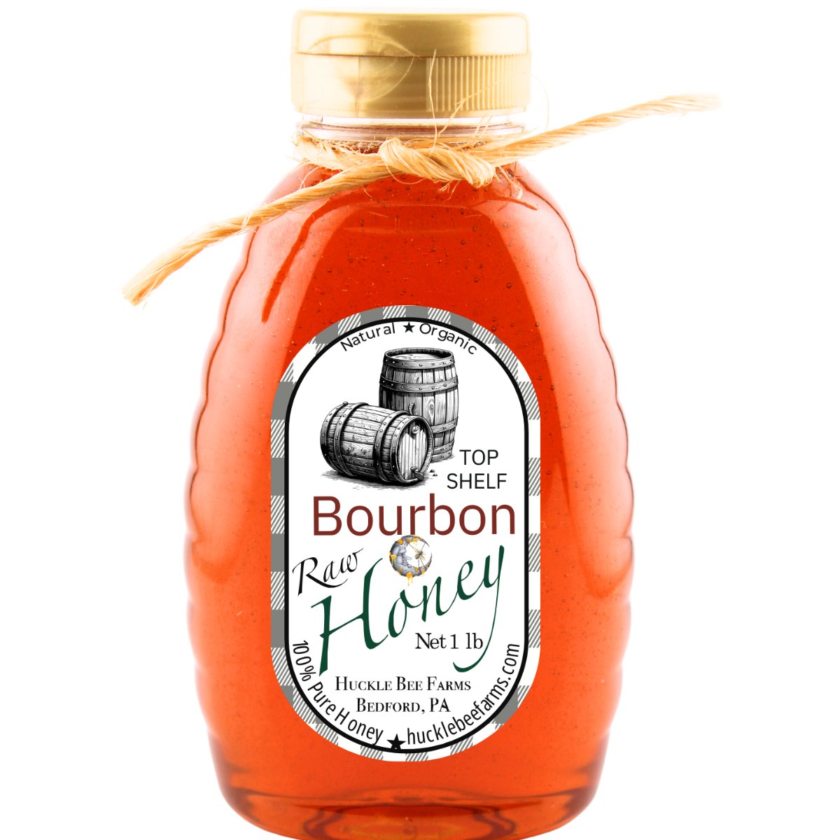 Raw Bourbon Infused Honey