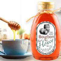 Raw Bourbon Infused Honey