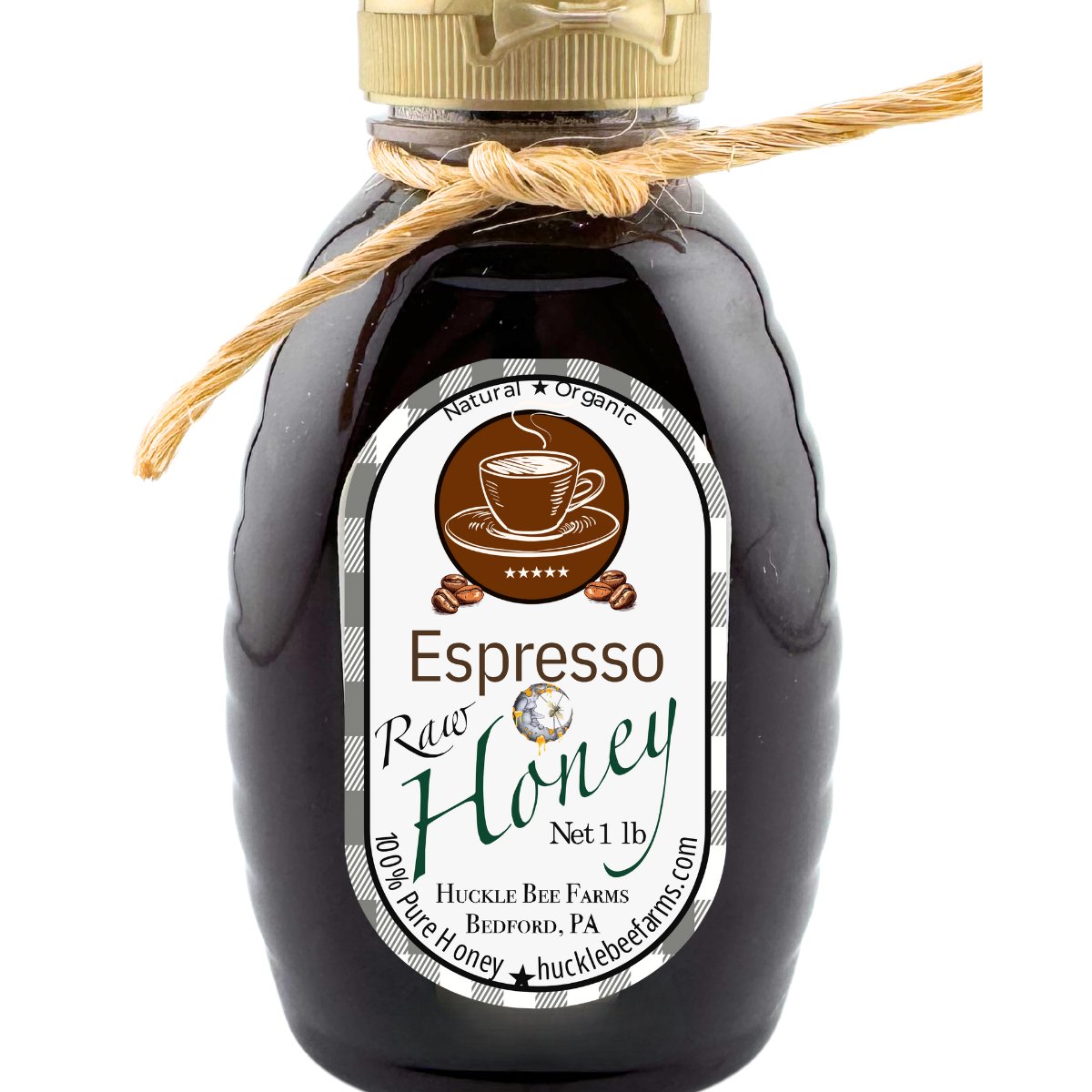 Raw Espresso Infused Honey