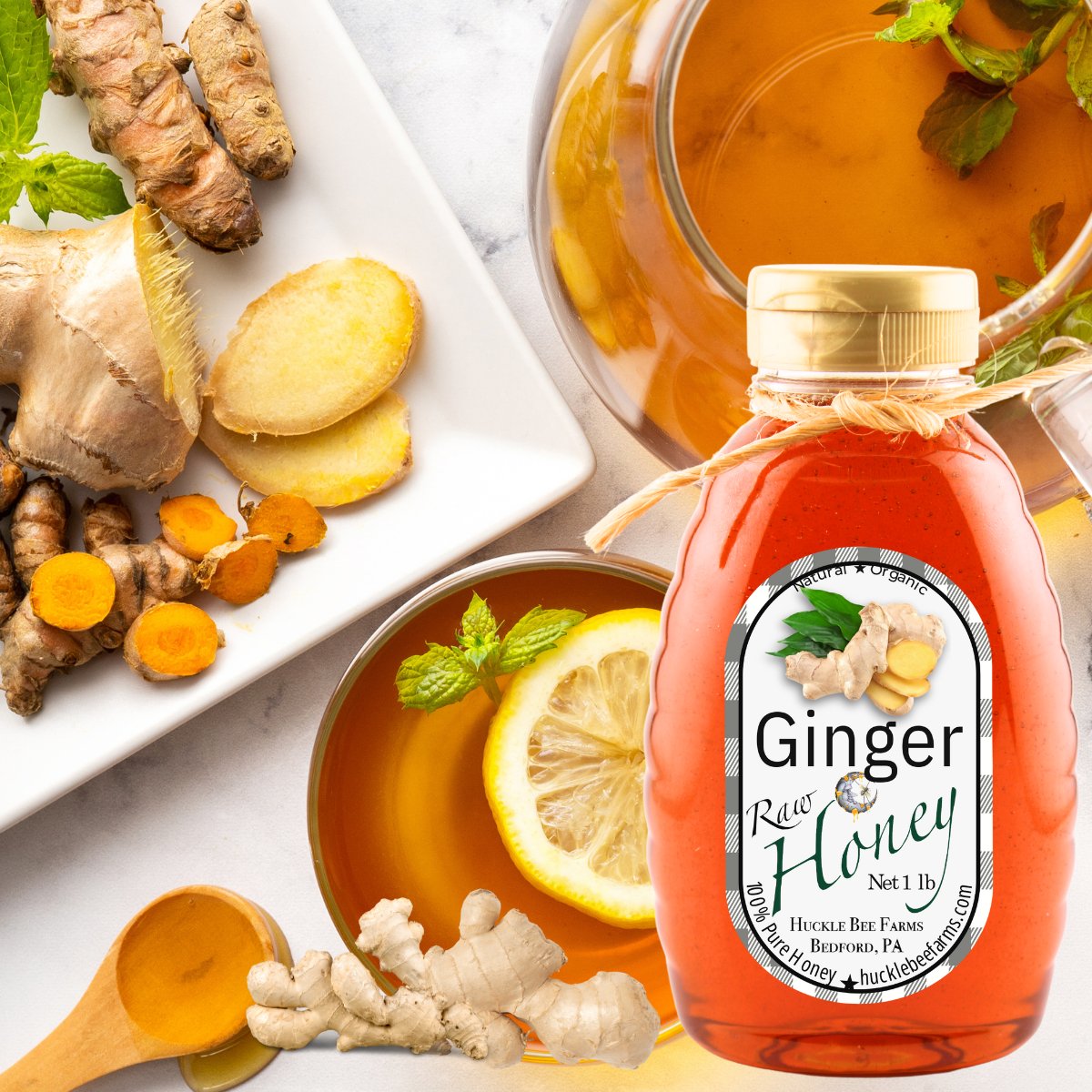 Raw Ginger Honey
