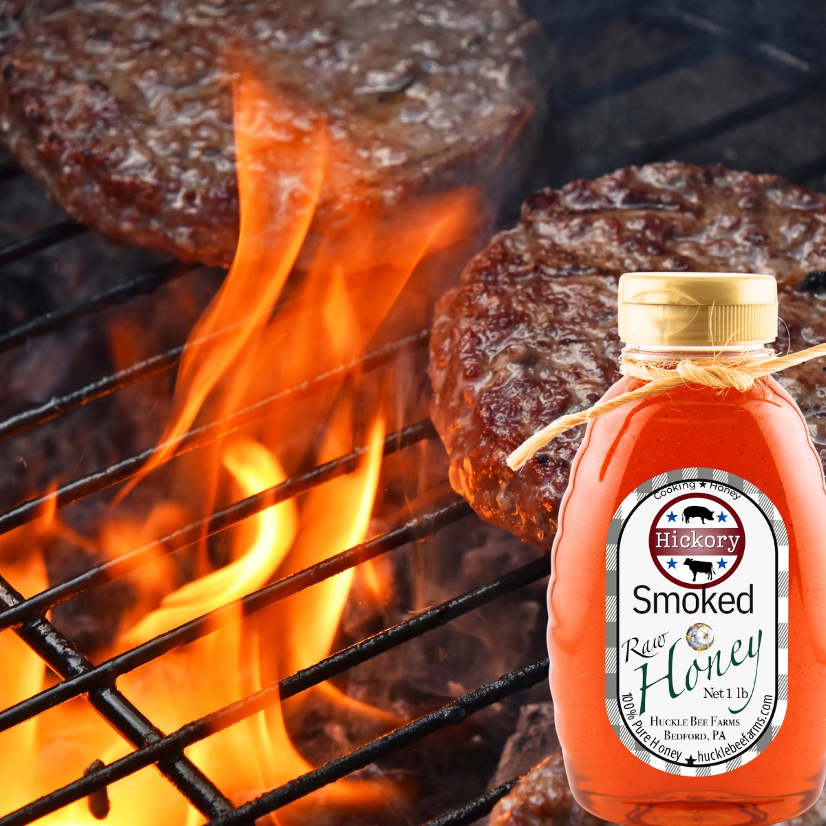 Raw Hickory Smoked Honey