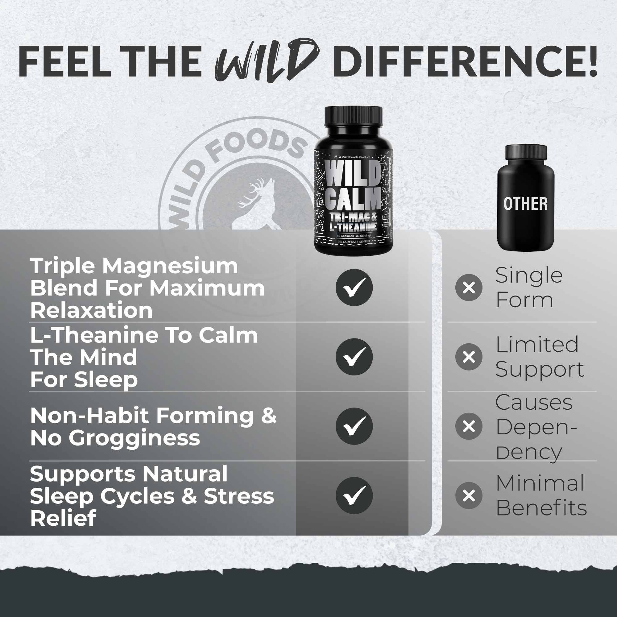 Wild Triple-Magnesium Complex & L Theanine