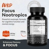 Focus Nootropic Blend – Cognitive Support for Memory & Focus