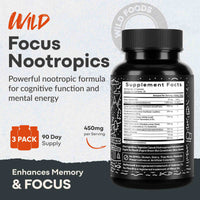 Focus Nootropic Blend – Cognitive Support for Memory & Focus