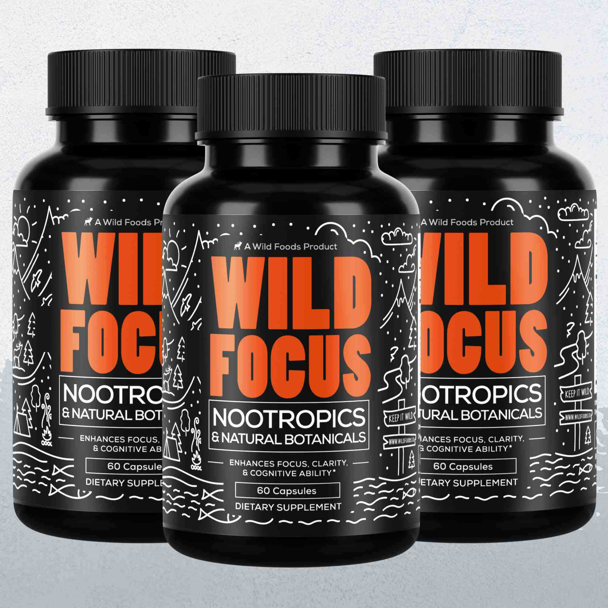 Focus Nootropic Blend – Cognitive Support for Memory & Focus