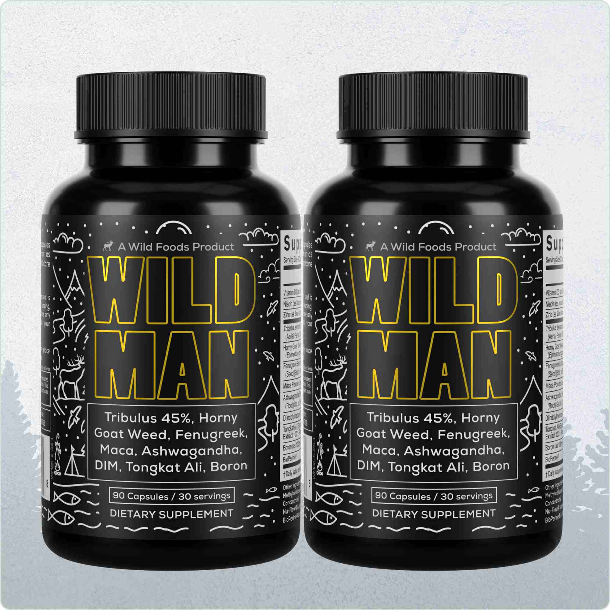Wild Man Herbal Stack – Male Hormone Balance & Performance
