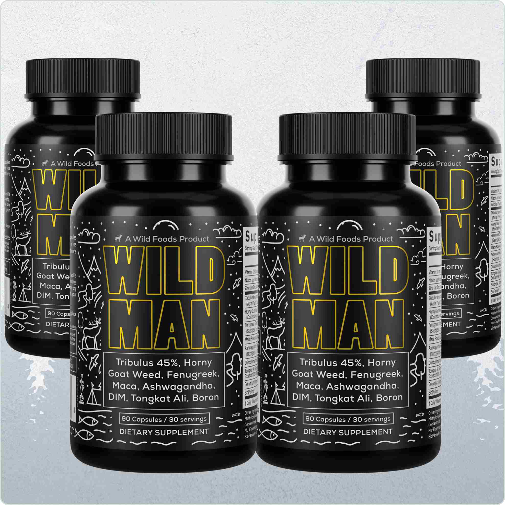 Wild Man Herbal Stack – Male Hormone Balance & Performance