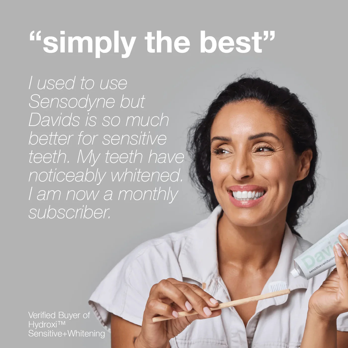 Hydroxi™ Sensitive+Whitening Nano Hydroxyapatite Peppermint Toothpaste