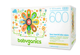 Fragrance-Free Baby Wipes, 600 Count (6 Packs of 100)